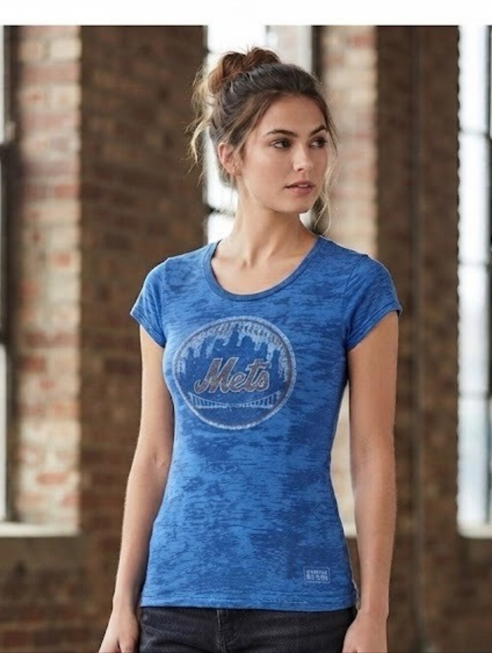 Blue Women's Mets T-Shirt
